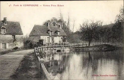 Ak Compiègne Oise, Viviers Frere Robert