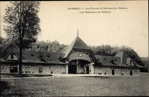 Ak Chambly Oise, Les Ecuries et Remises du Chateau, Les Communs du Chateau