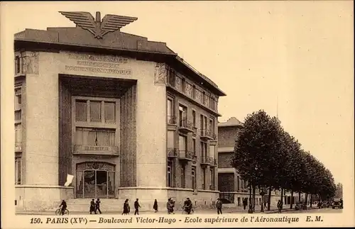 Ak Paris XV Vaugirard, Boulevard Victor Hugo, Hochschule für Luftfahrt