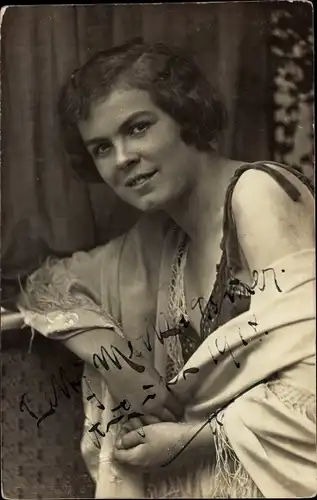 Foto Ak Schauspielerin? Betty Merk-Sommer, Portrait, Autogramm