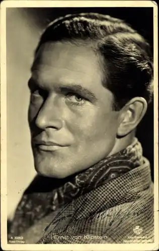 Ak Schauspieler Ernst von Klipstein, Portrait, Autogramm