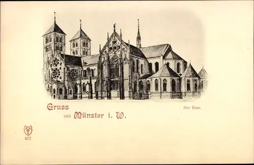 Ak Münster in Westfalen, Dom