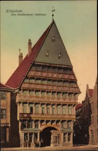 Ak Hildesheim in Niedersachsen, Knochenhauer Amtshaus