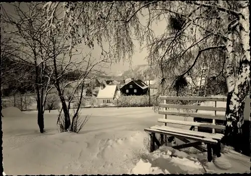 Ak Fürstenwalde Geising Altenberg Erzgebirge, Winteransicht