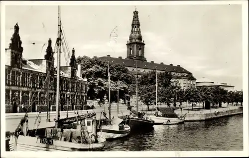 Ak København Kopenhagen Dänemark, Christiansborg Schloss