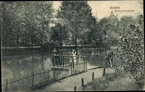Ak Bochum im Ruhrgebiet, Stadtpark