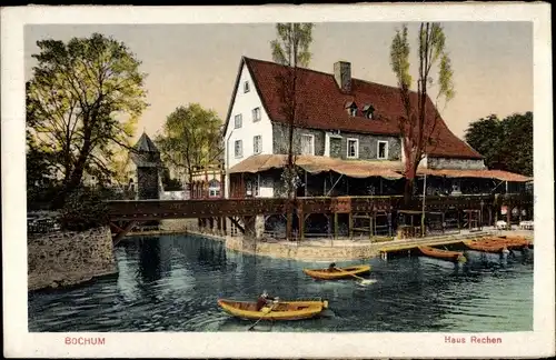 Ak Ehrenfeld Bochum im Ruhrgebiet, Haus Rechen