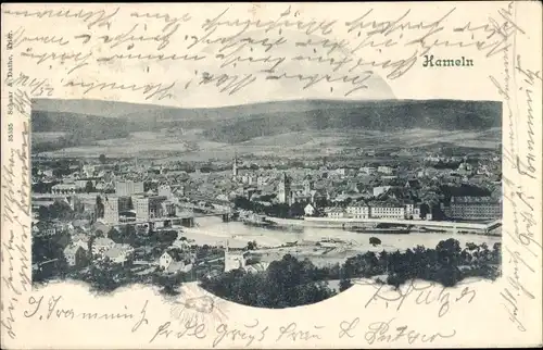 Ak Hameln an der Weser Niedersachsen, Panorama