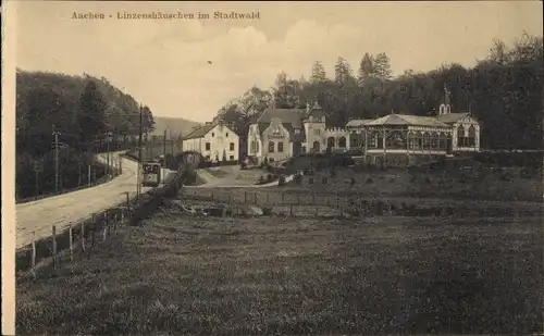 Ak Aachen in Nordrhein Westfalen, Linzenshäuschen im Stadtwald