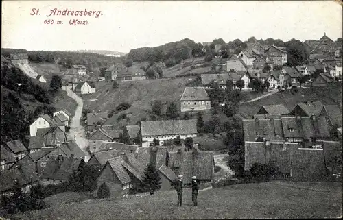 Ak Sankt Andreasberg Braunlage im Oberharz, Ortsansicht