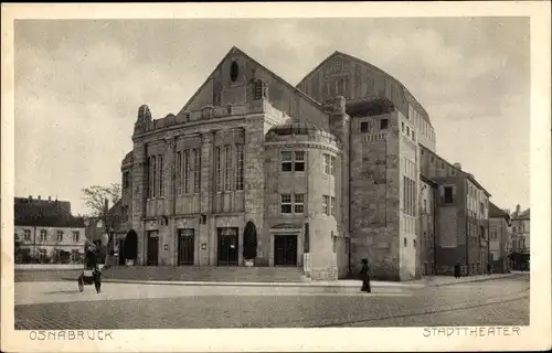 Ak Osnabrück in Niedersachsen, Stadttheater