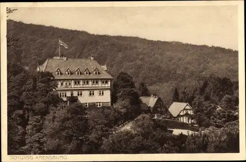 Ak Steinbergen Rinteln in Niedersachsen, Schloss Arensburg