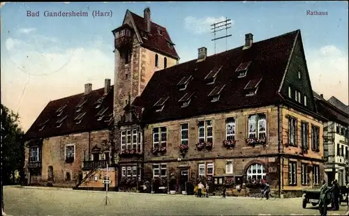 Ak Bad Gandersheim am Harz, Rathaus