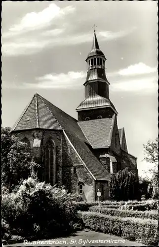 Ak Quakenbrück in Niedersachsen, St. Sylvesterkirche