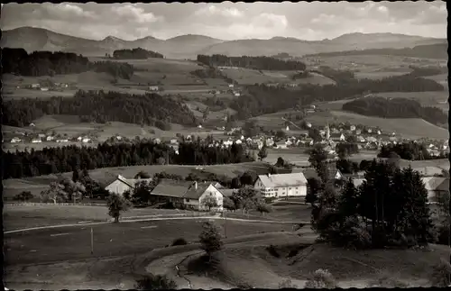 Ak Weiler Simmerberg im Allgäu, Panorama