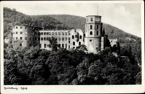 Ak Heidelberg am Neckar, Schloss