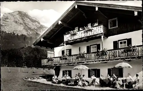 Ak Ramsau im Berchtesgadener Land Oberbayern, Gasthaus