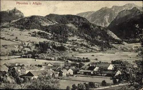 Ak Pfronten im Allgäu, Panorama, Gebirge