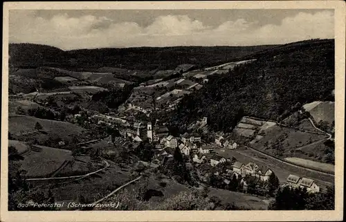 Ak Bad Peterstal Griesbach im Schwarzwald Baden, Panorama