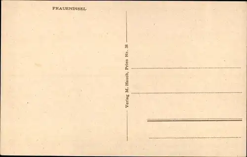 Ak Frauenchiemsee Fraueninsel Chiemsee Oberbayern, Kloster Frauenwörth, Ruderboot