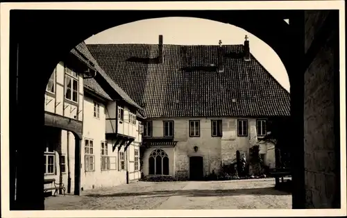 Ak Lüneburg in Niedersachsen, Kloster Lüne, Innenhof