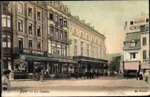 Ak Spa Wallonie Lüttich, Das Casino, Hotel Hotermans