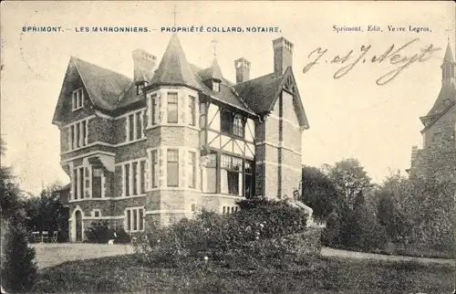 Ak Sprimont Wallonien Lüttich, Les Marronniers