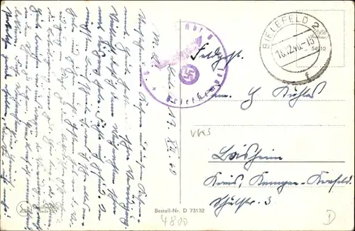 Ak Bielefeld in Nordrhein Westfalen, Kaserne