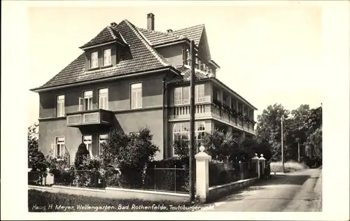 Ak Bad Rothenfelde am Teutoburger Wald, Haus H. Meyer, Wellengarten