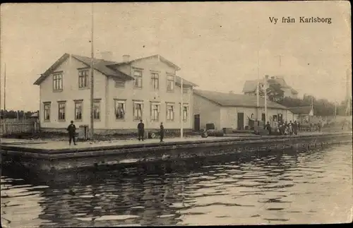 Ak Mölltorp Karlsborg Schweden, Wasserpartie