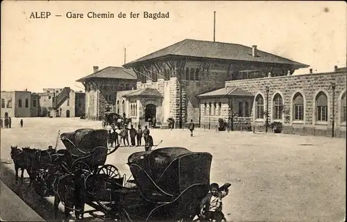 Ak Aleppo Syrien, Bahnhof Bagdad