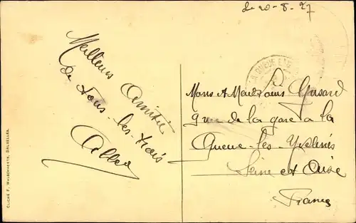 Ak Renaix Ostflandern, Bahnhof