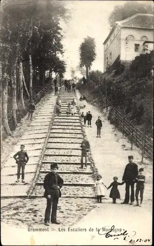 Ak Grammont Grammont Ostflandern, The Mountain Stairs
