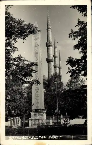 Ak Konstantinopel Istanbul Türkiye, Sultan Ahmet, Denkmal