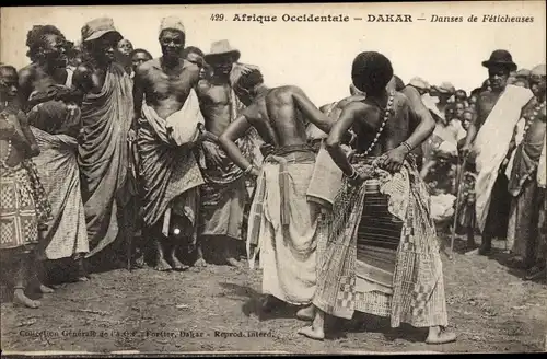 Ak Dakar, Senegal, Tänze der Fetischisten