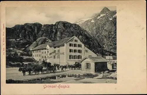 Ak Kanton Bern Schweiz, Grimsel-Hospiz