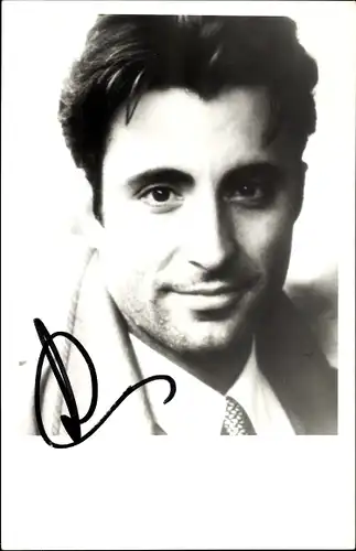 Foto Schauspieler Andy Garcia, Portrait, Autogramm