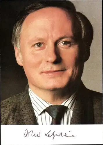 AK-Politiker Oskar Lafontaine, Porträt, Autogramm