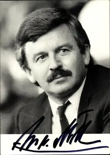 Ak Politiker Jürgen W. Möllemann, Portrait, Autogramm