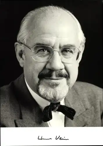 Ak Politiker Hans Klein, Portrait, Autogramm