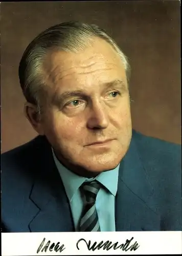 Ak Politiker Oscar Schneider, Portrait, Autogramm