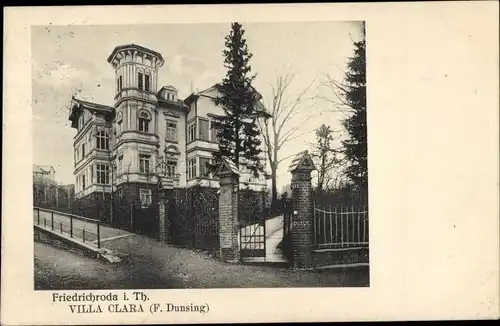 Ak Friedrichroda im Thüringer Wald, Villa Clara, F. Dunsing