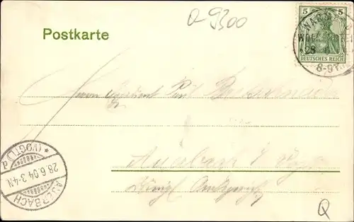 Ak Annaberg Buchholz im Erzgebirge, Kaiser-Wilhelm- und Scheibner-Straße