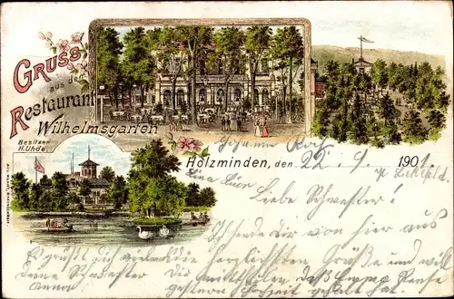 Litho Holzminden an der Weser, Restaurant Wilhelmsgarten