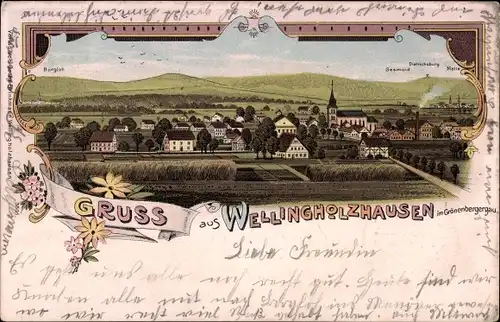 Litho Wellingholzhausen Melle in Niedersachsen, Totalansicht