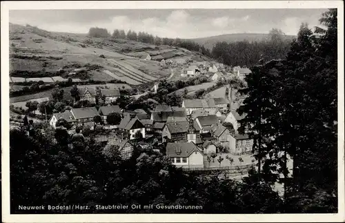 Ak Neuwerk Höhlenort Rübeland Oberharz am Brocken, Totalansicht