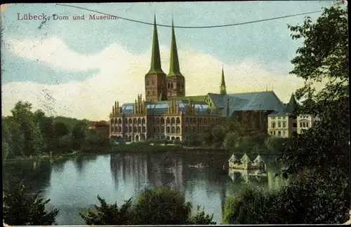 Ak Lübeck, Dom und Museum