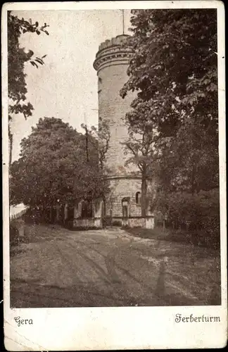 Ak Gera Thüringen, Ferberturm