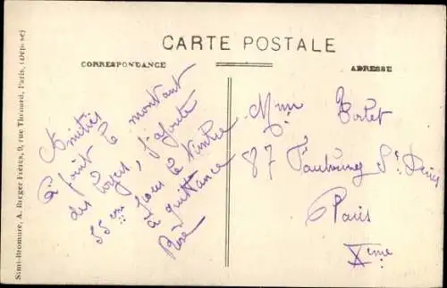 Ak Origny und Thiérache Aisne, Hospiz