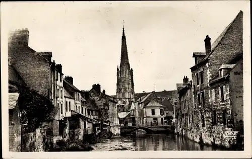 Ak Harfleur Seine-Maritime, Kirche, Lezarde